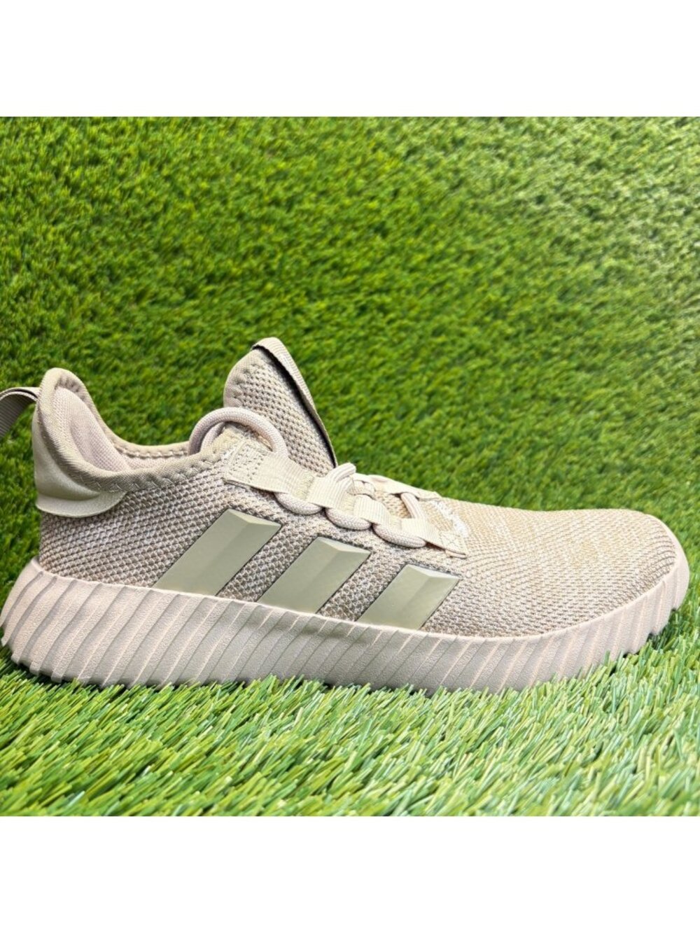 Adidas Kaptir 3.0 Mens Size 9 Clay Brown Khaki Athletic Running Shoes Sneakers